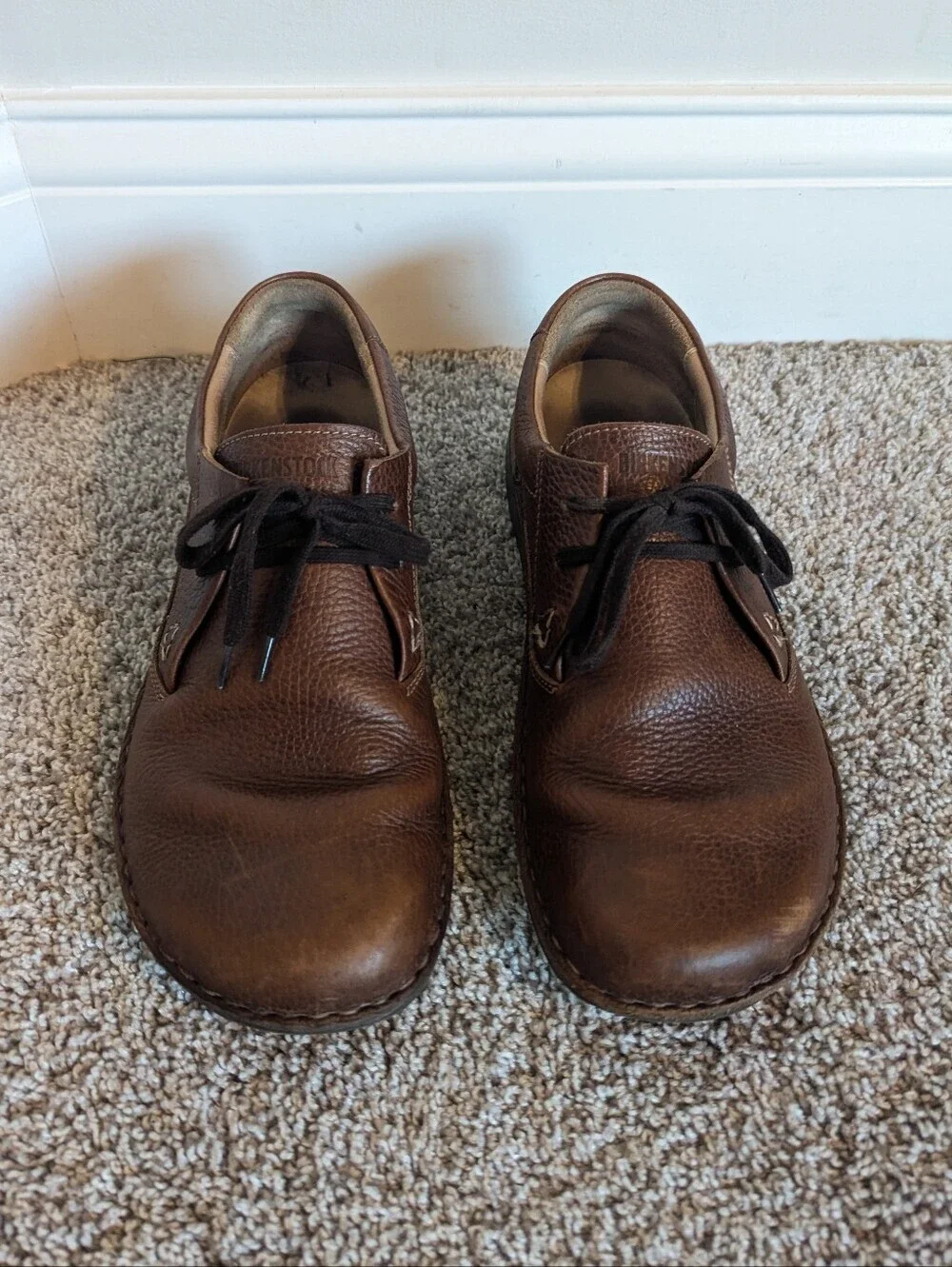 Birkenstock Memphis Brown Leather Oxfords EU 43